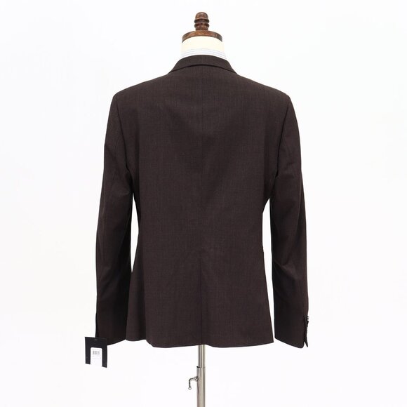 NEW Guess 44-46 Brown Skinny Two Button Blazer Sport Coat Jacket V103 - Picture 7 of 11